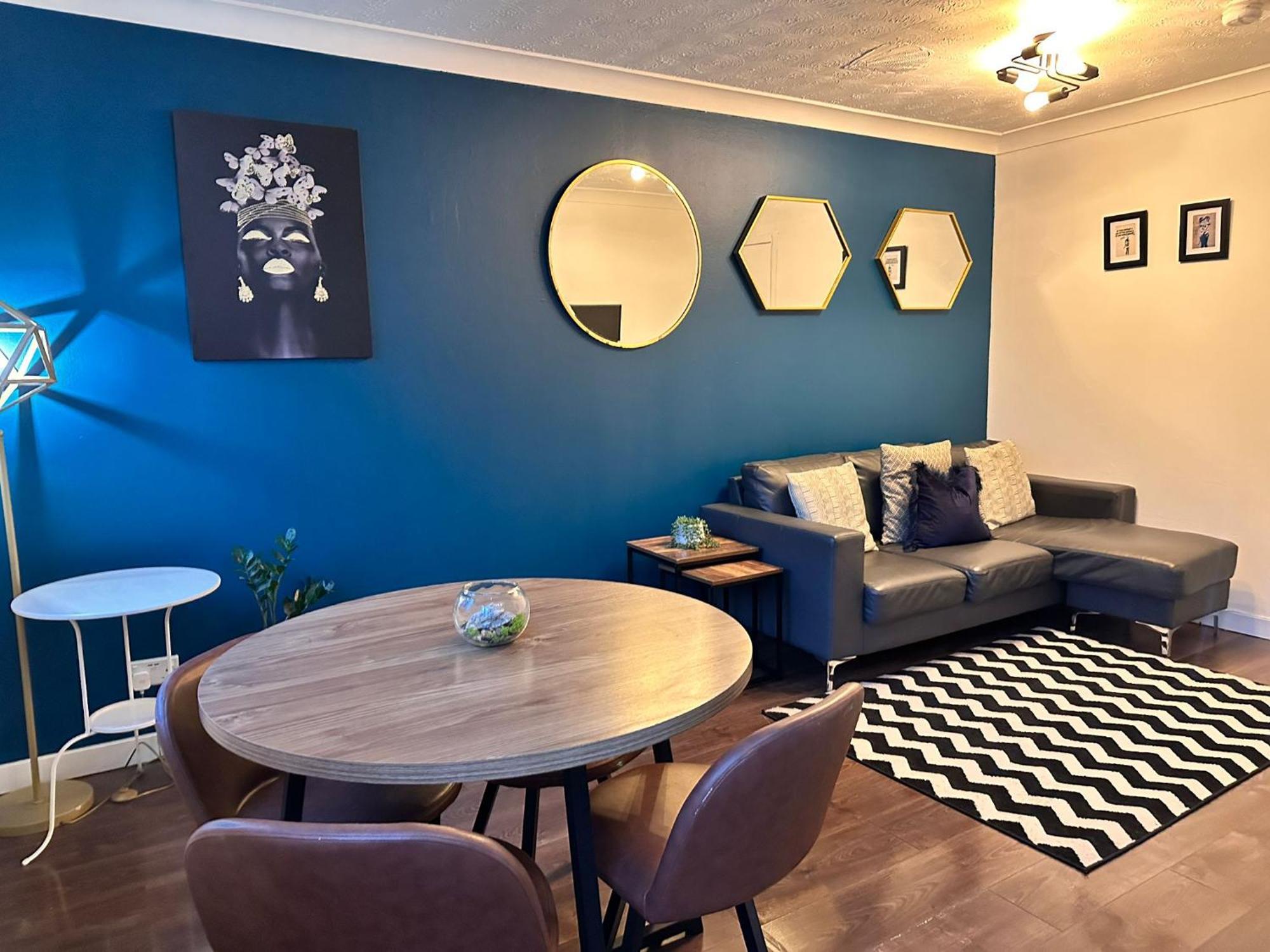 Brightcentral Apartment With Parking Glasgow Esterno foto